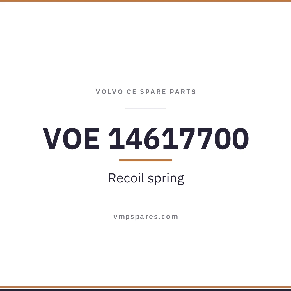 VOE 14617700 – Recoil spring