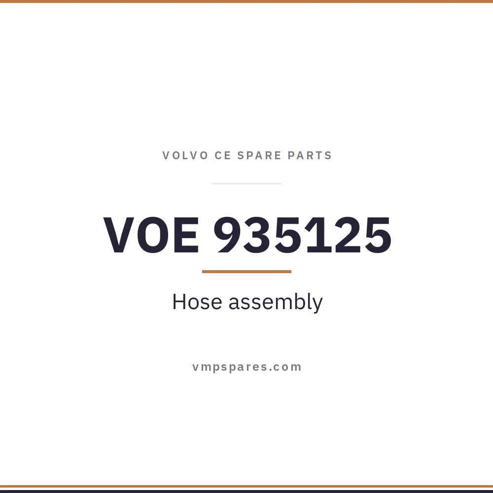 VOE 935125 – Hose assembly