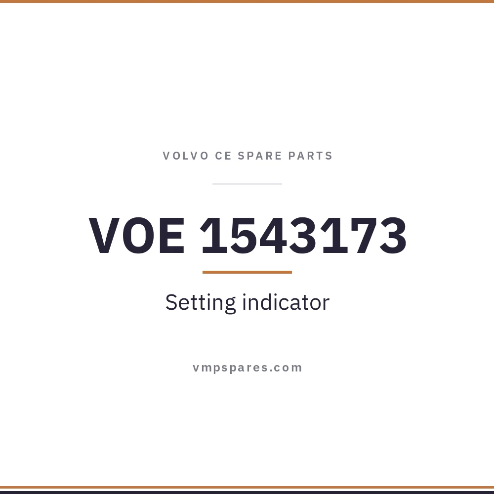 VOE 1543173 – Setting indicator