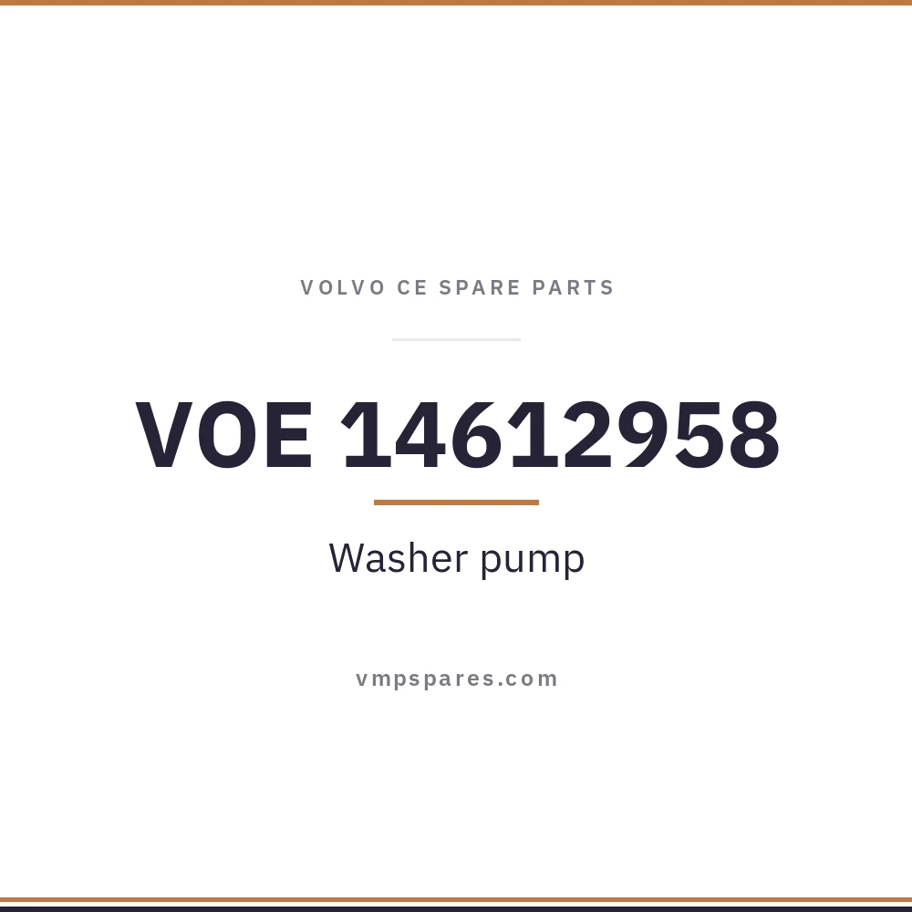VOE 14612958 – Washer pump
