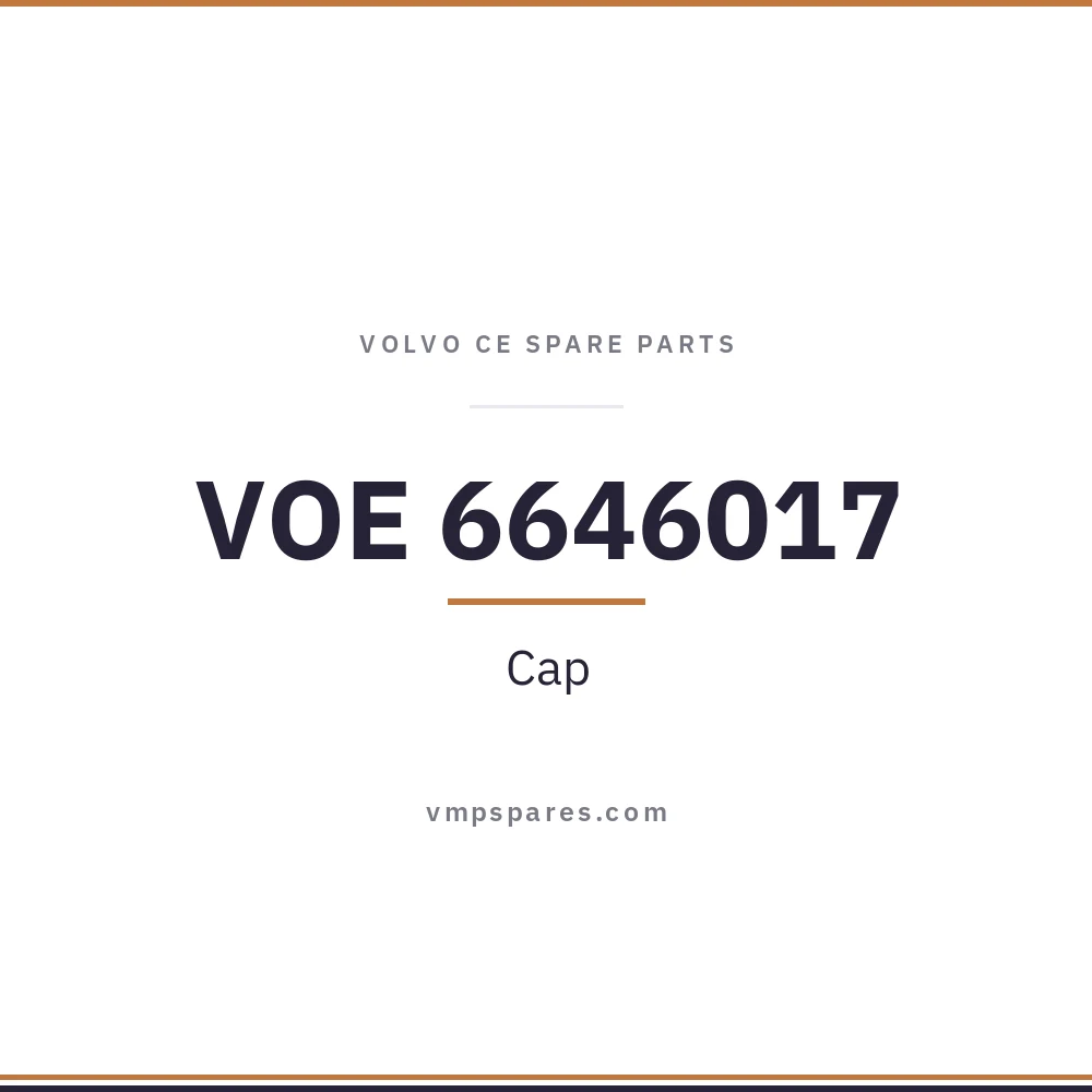 VOE 6646017 – Cap
