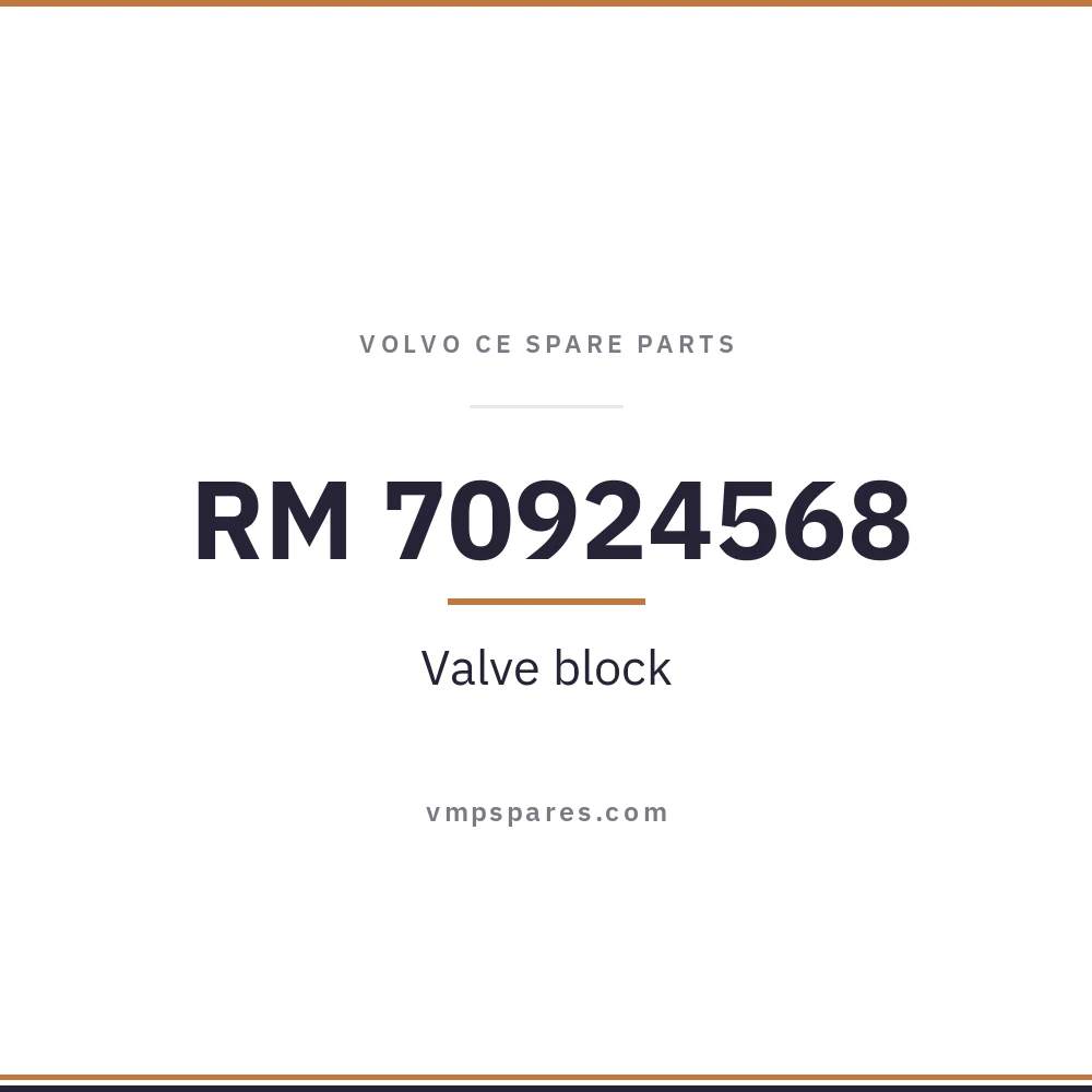 RM 70924568 – Valve block
