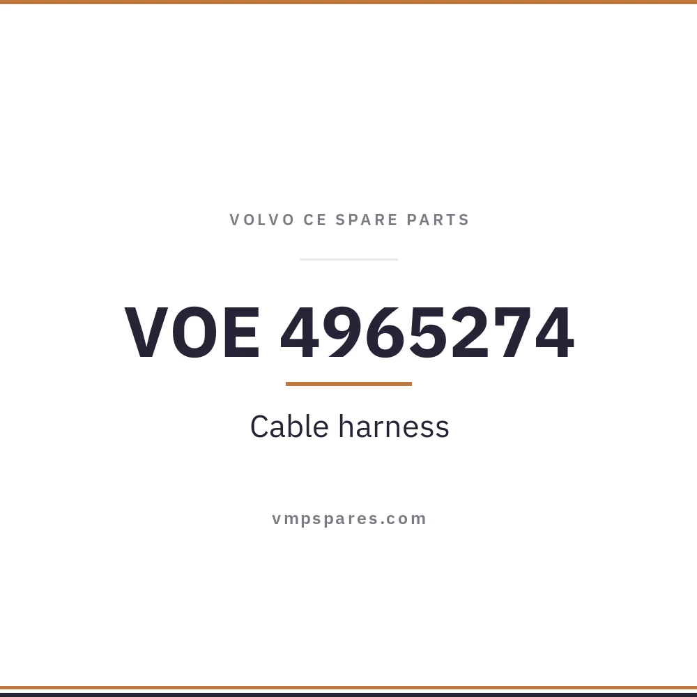 VOE 4965274 – Cable harness