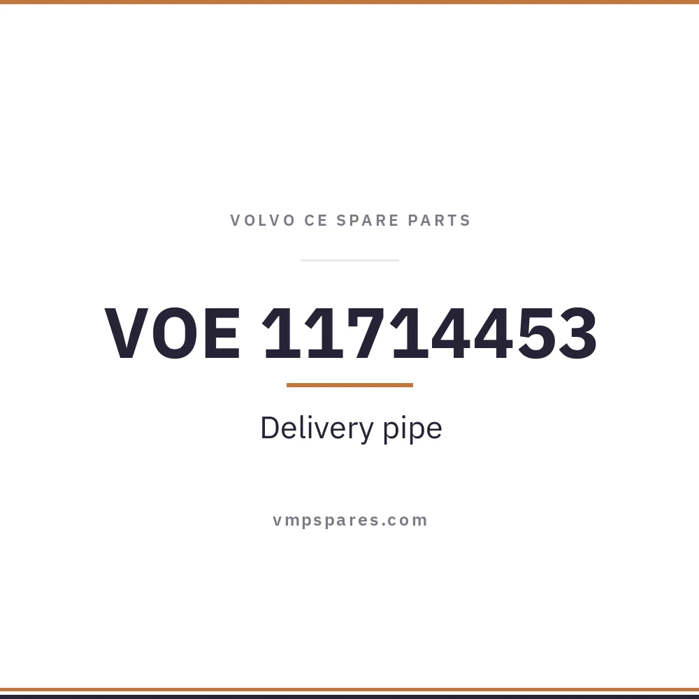 VOE 11714453 – Delivery pipe