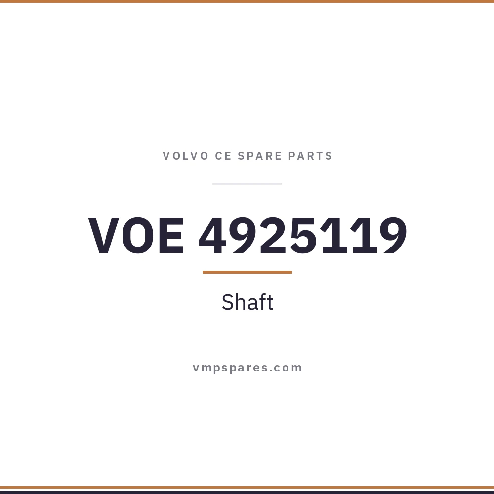VOE 4925119 – Shaft