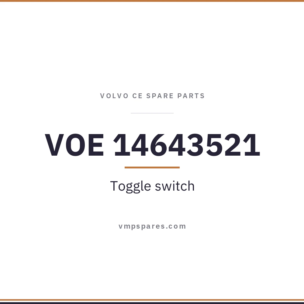 VOE 14643521 – Toggle switch