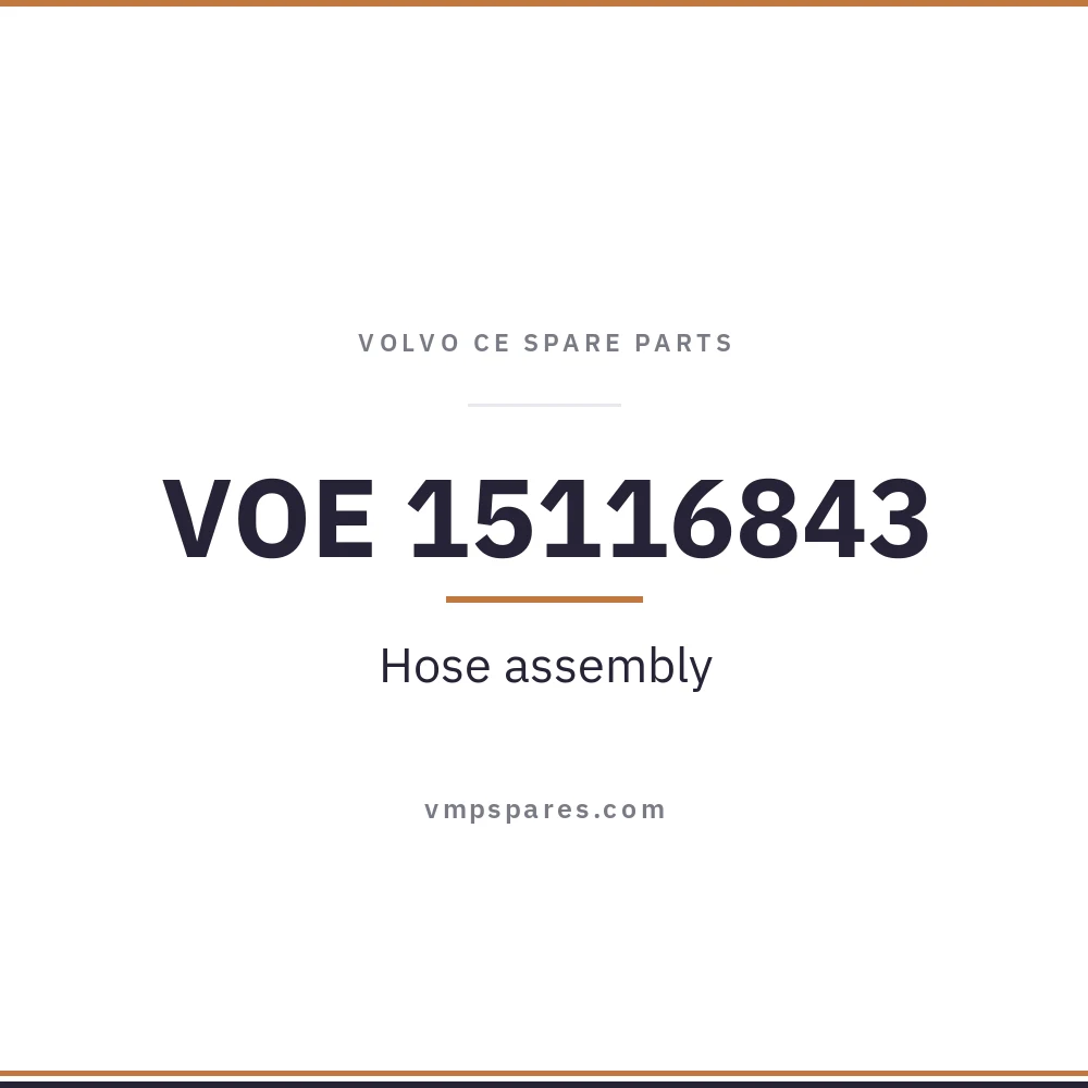 VOE 15116843 – Hose assembly