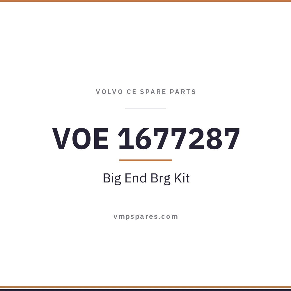 VOE 1677287 – Big End Brg Kit