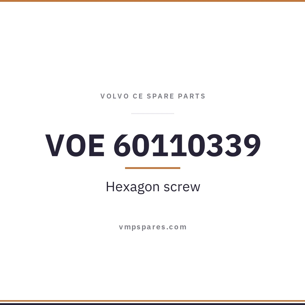 VOE 60110339 – Hexagon screw