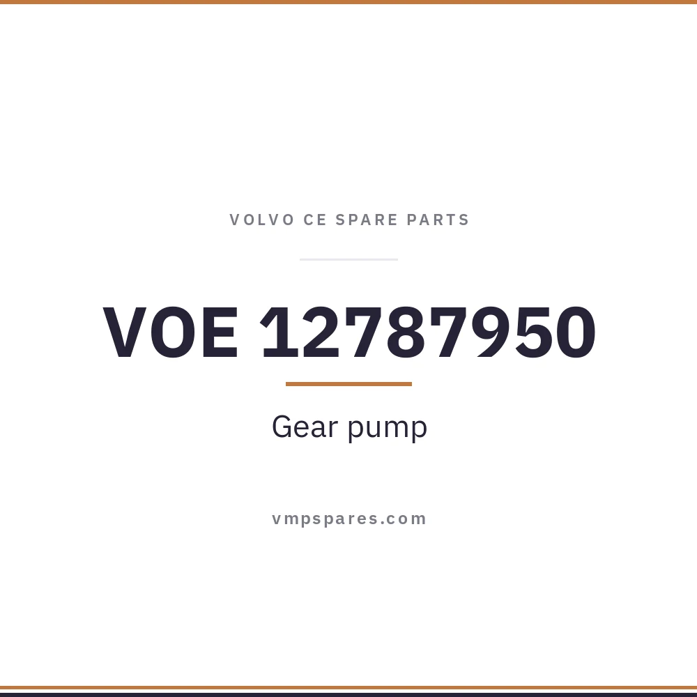 VOE 12787950 – Gear pump