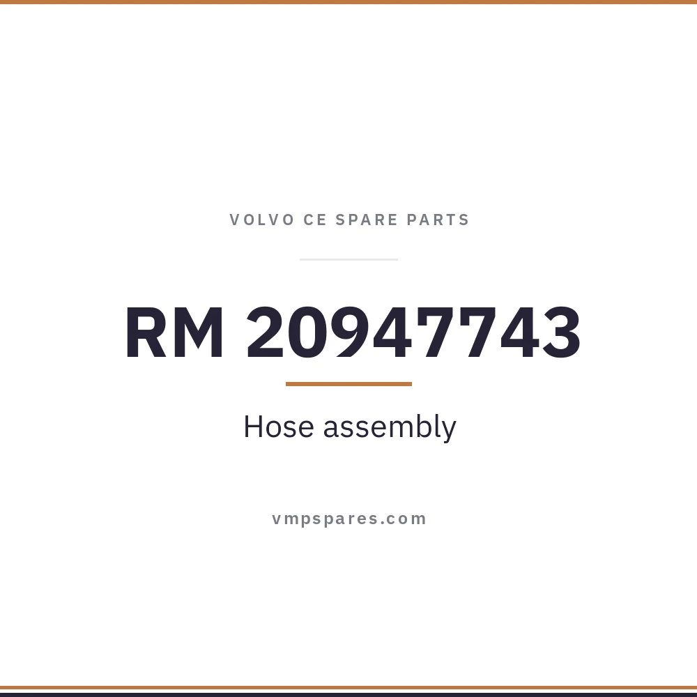 RM 20947743 – Hose assembly