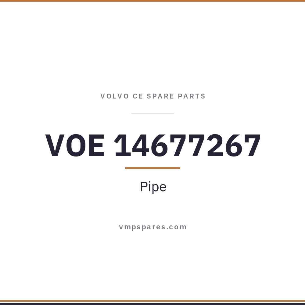 VOE 14677267 – Pipe