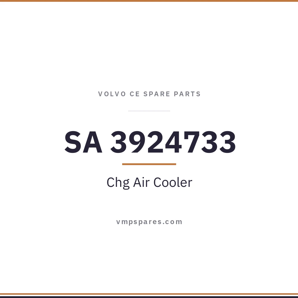 SA 3924733 – Chg Air Cooler