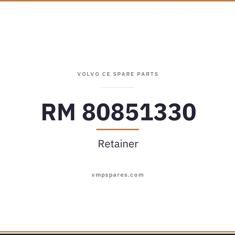 RM 80851330 – Retainer
