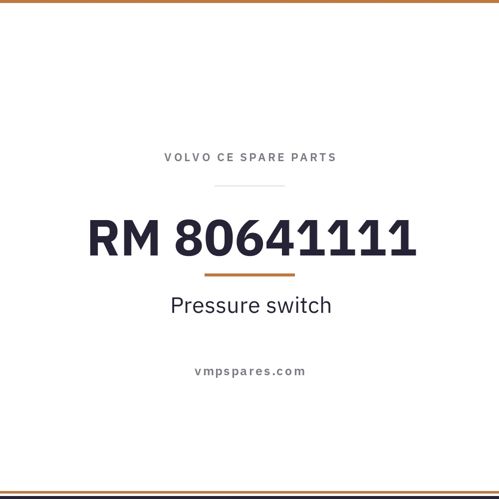 RM 80641111 – Pressure switch