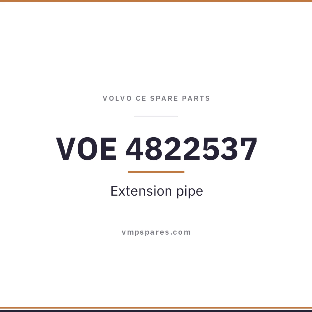 VOE 4822537 – Extension pipe