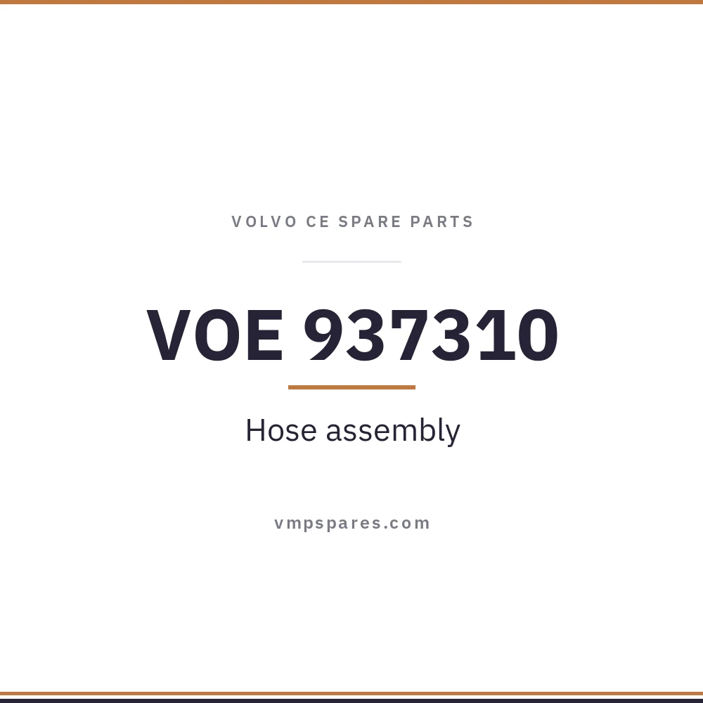 VOE 937310 – Hose assembly