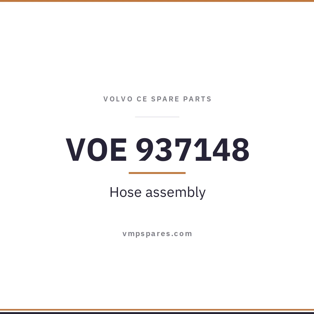 VOE 937148 – Hose assembly