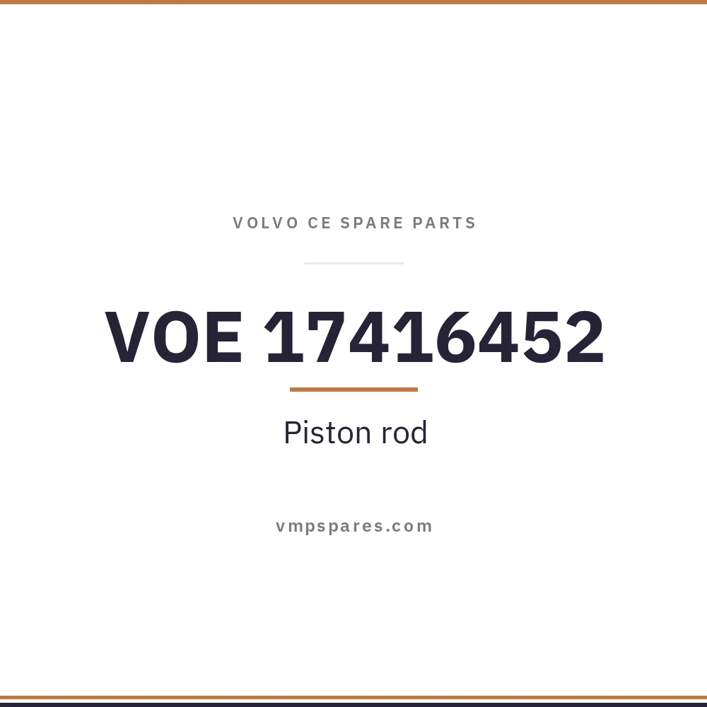 VOE 17416452 – Piston rod