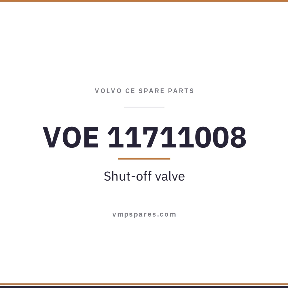 VOE 11711008 – Shut-off valve