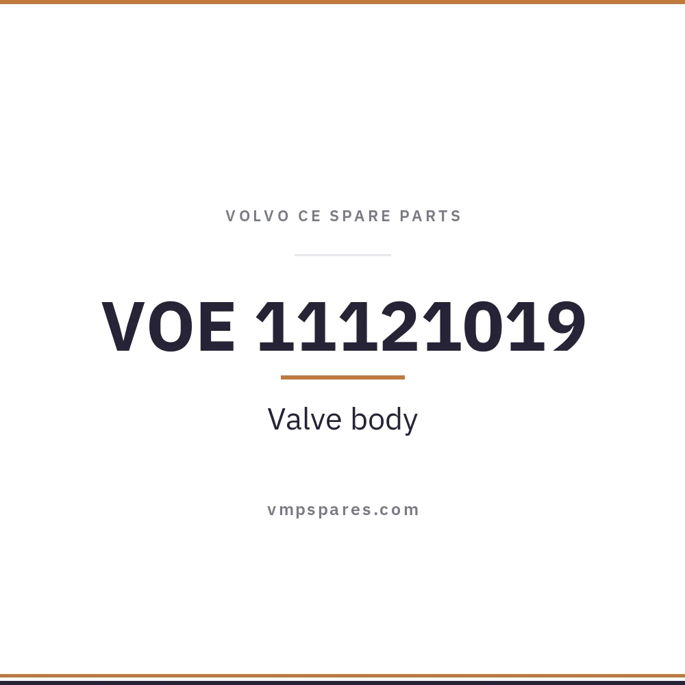 VOE 11121019 – Valve body