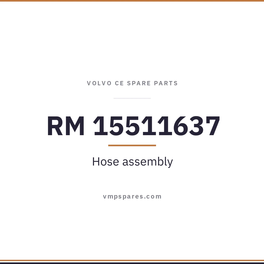 RM 15511637 – Hose assembly
