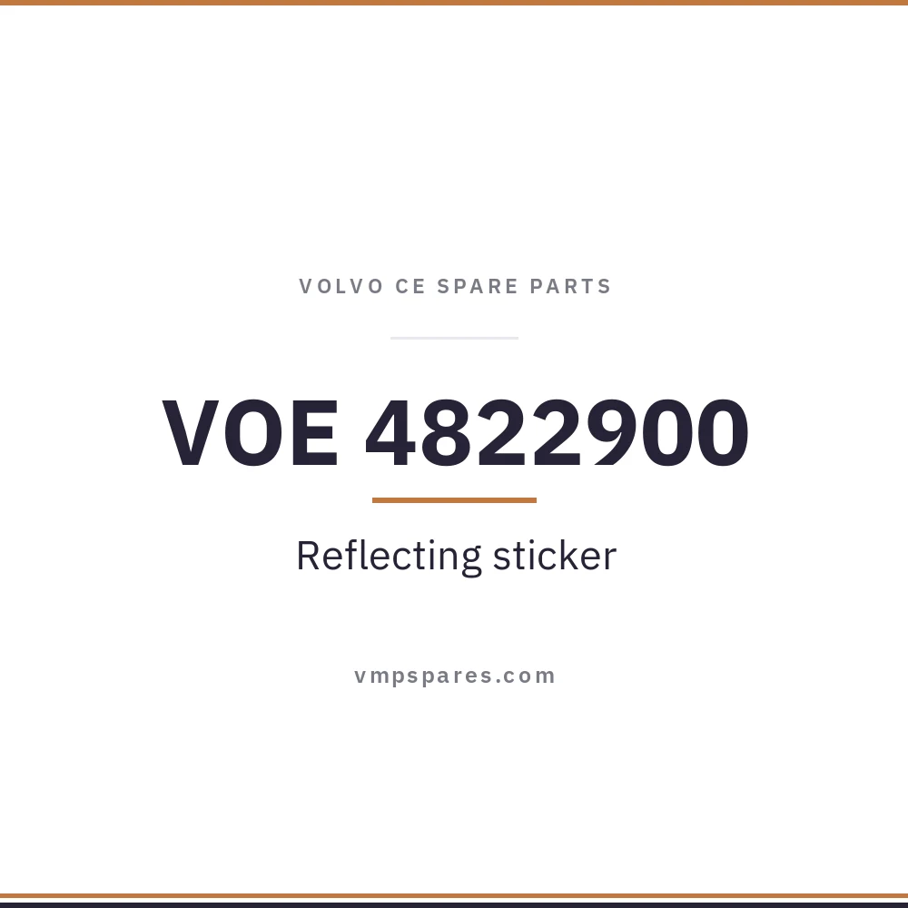 VOE 4822900 – Reflecting sticker