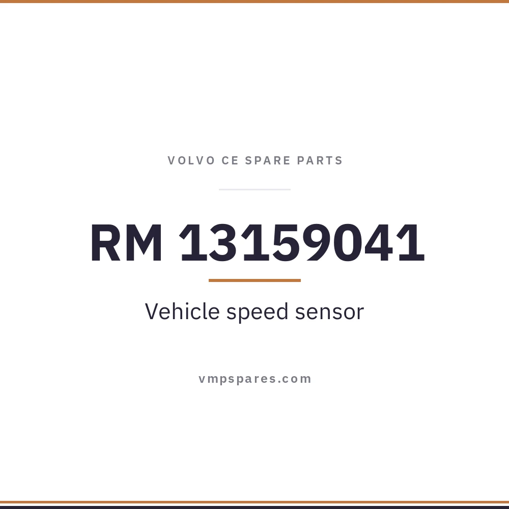 RM 13159041 – Vehicle speed sensor