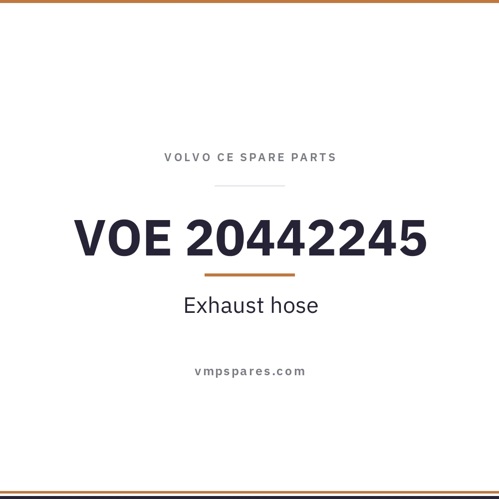 VOE 20442245 – Exhaust hose