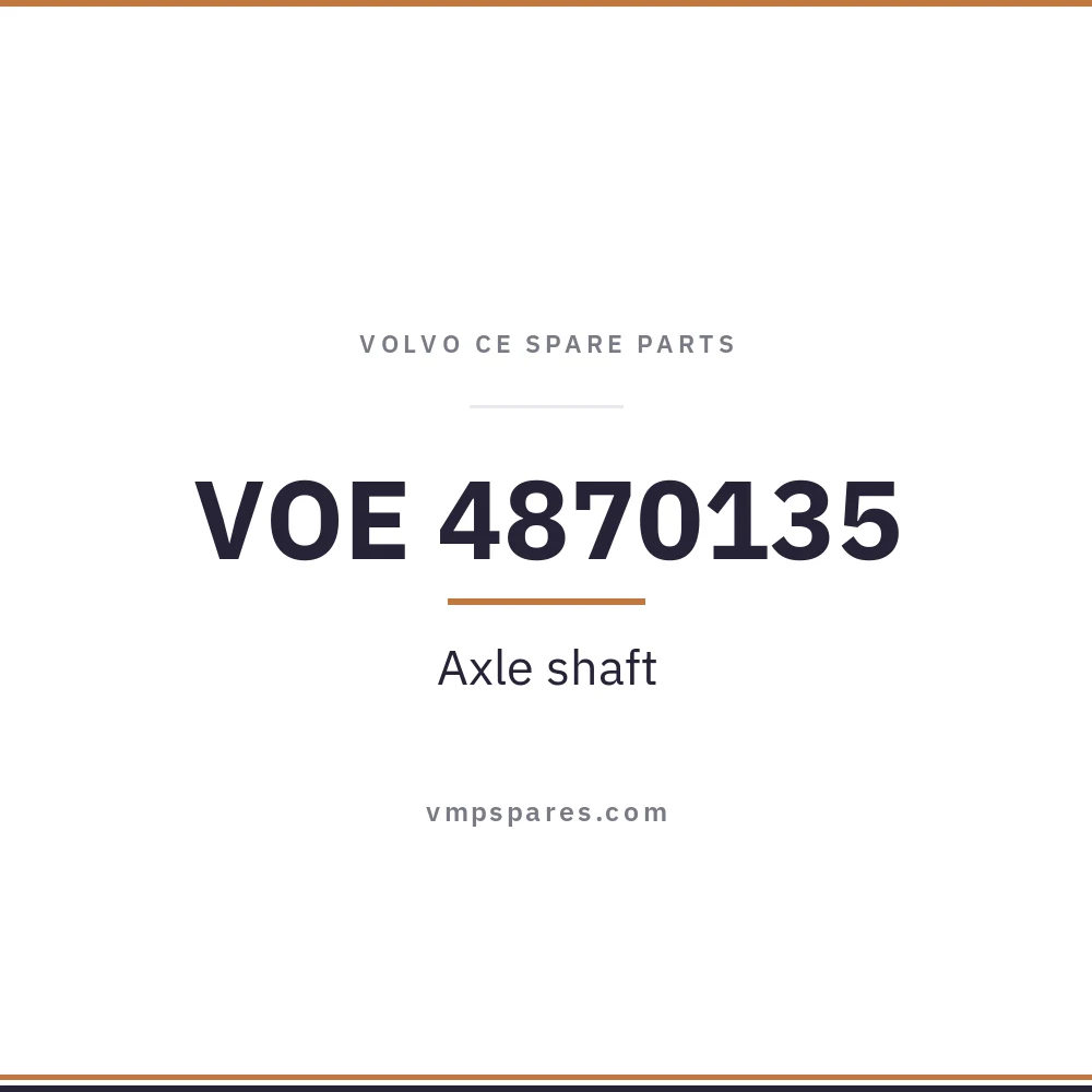 VOE 4870135 – Axle shaft