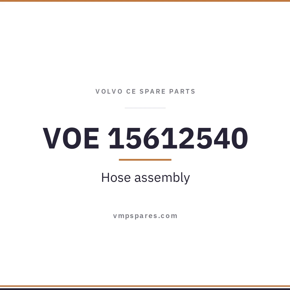 VOE 15612540 – Hose assembly