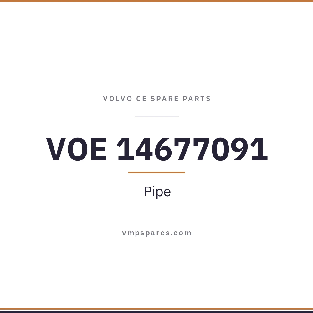 VOE 14677091 – Pipe