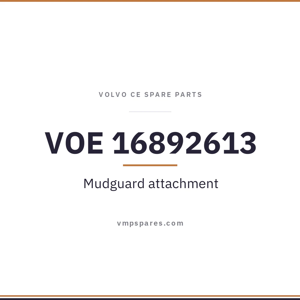VOE 16892613 – Mudguard attachment