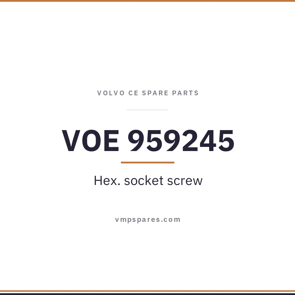 VOE 959245 – Hex. socket screw