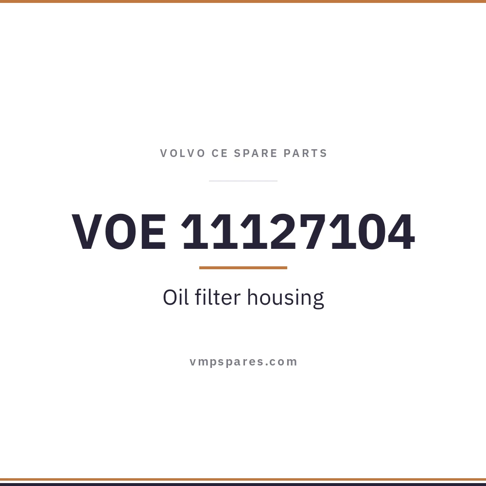 VOE 11127104 – Oil filter housing