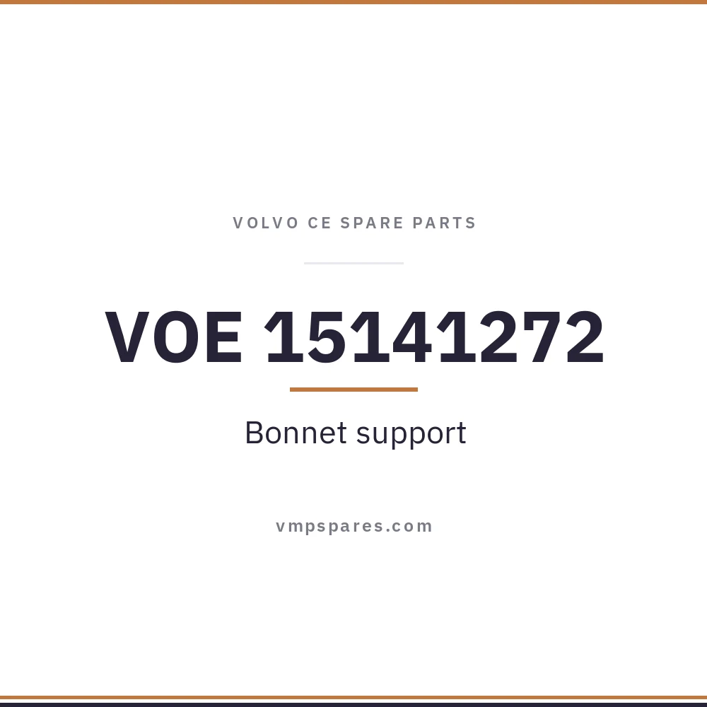 VOE 15141272 – Bonnet support