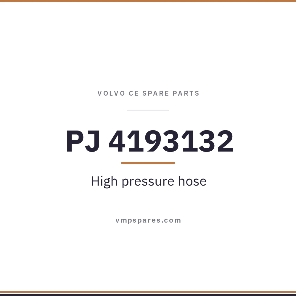 PJ 4193132 – High pressure hose