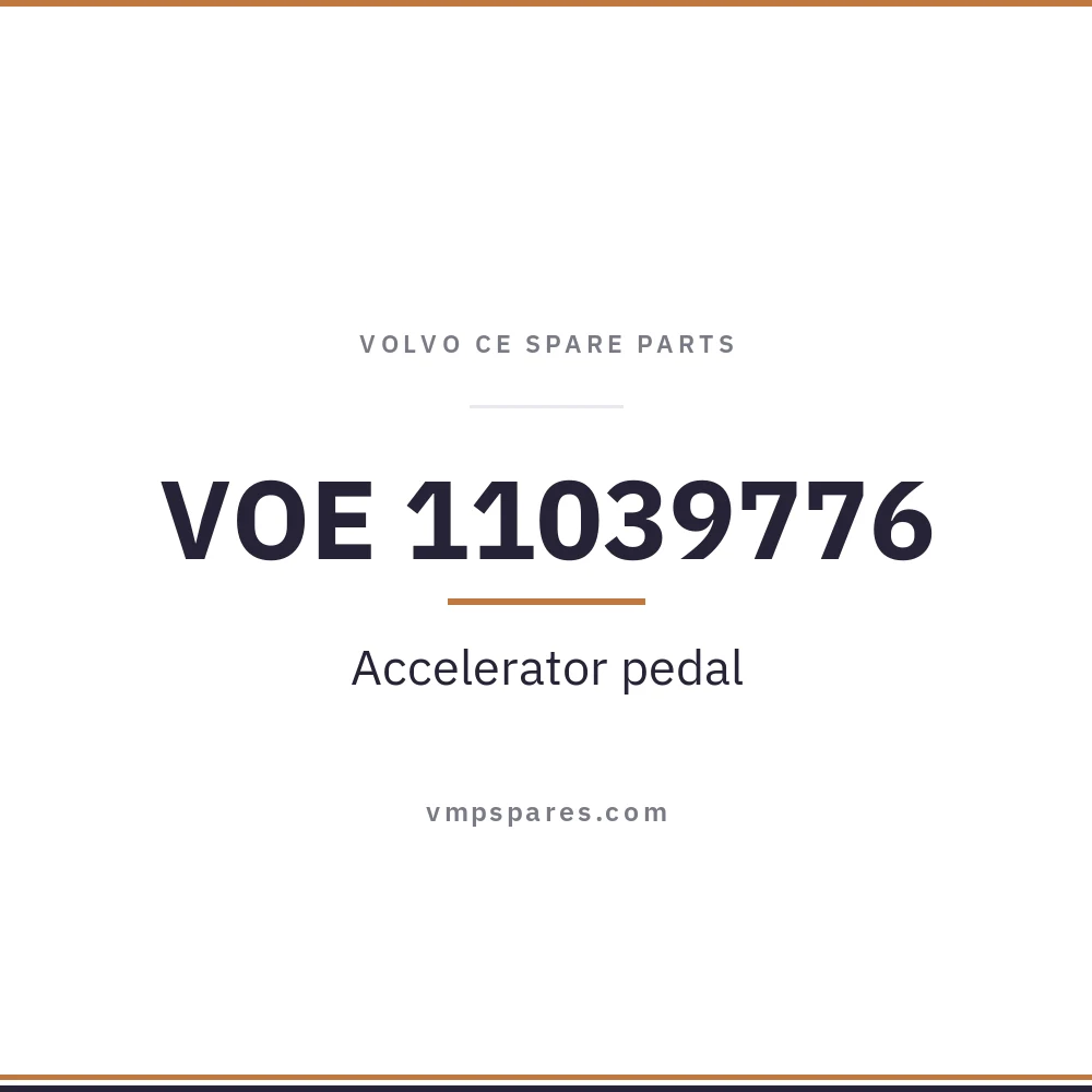VOE 11039776 – Accelerator pedal