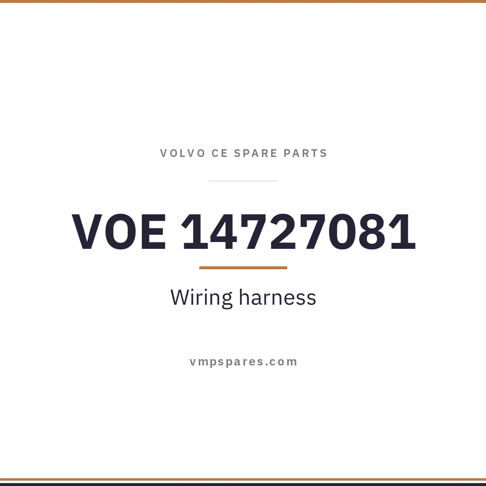VOE 14727081 – Wiring harness