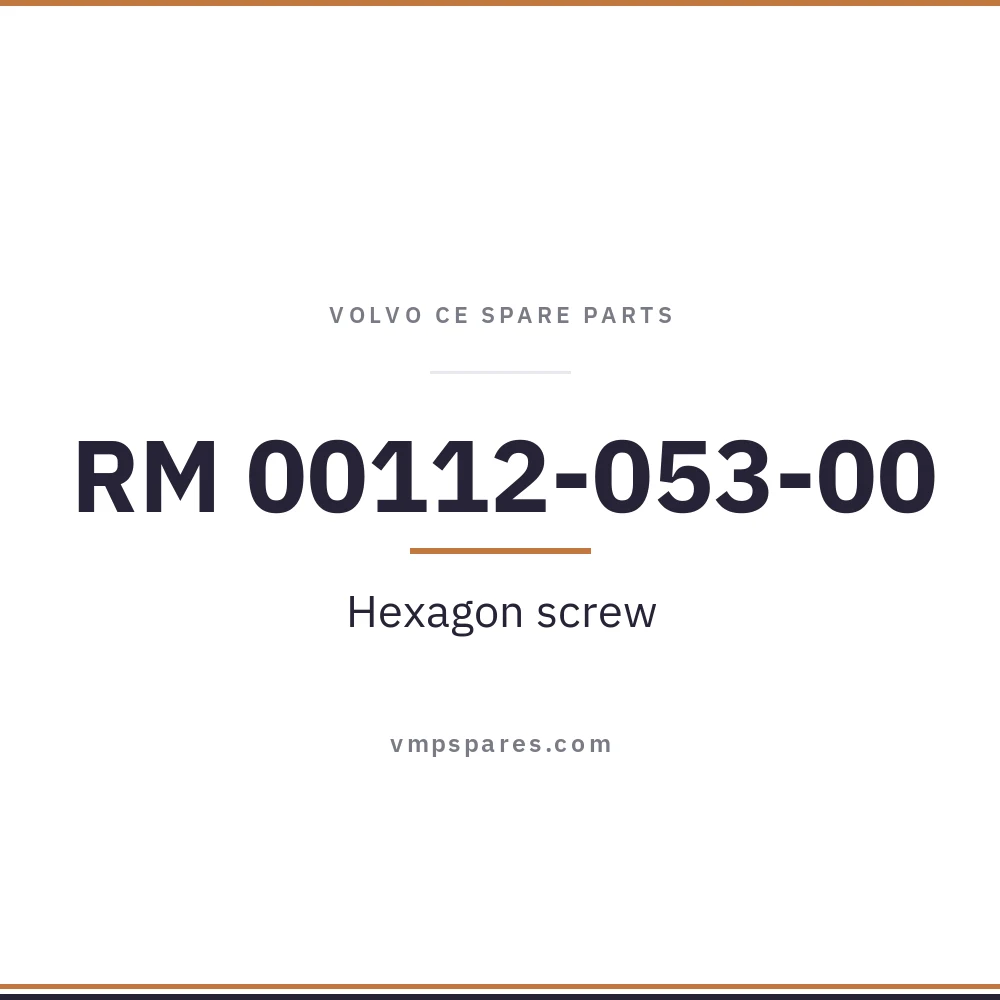RM 00112-053-00 – Hexagon screw