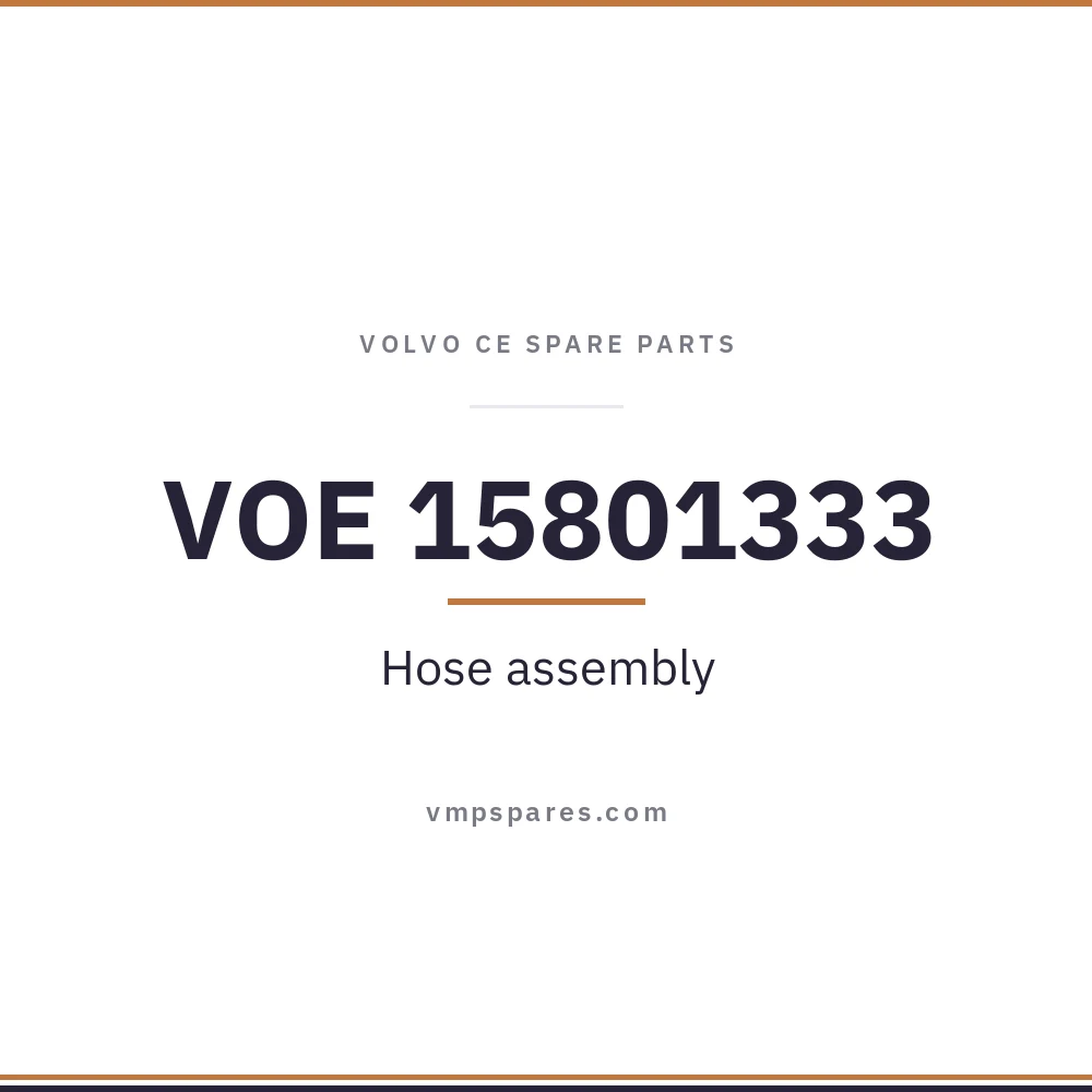 VOE 15801333 – Hose assembly