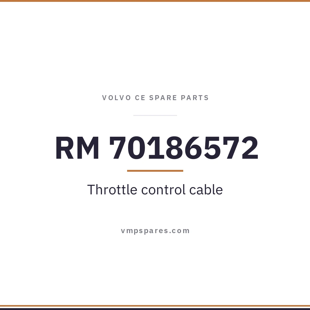 RM 70186572 – Throttle control cable