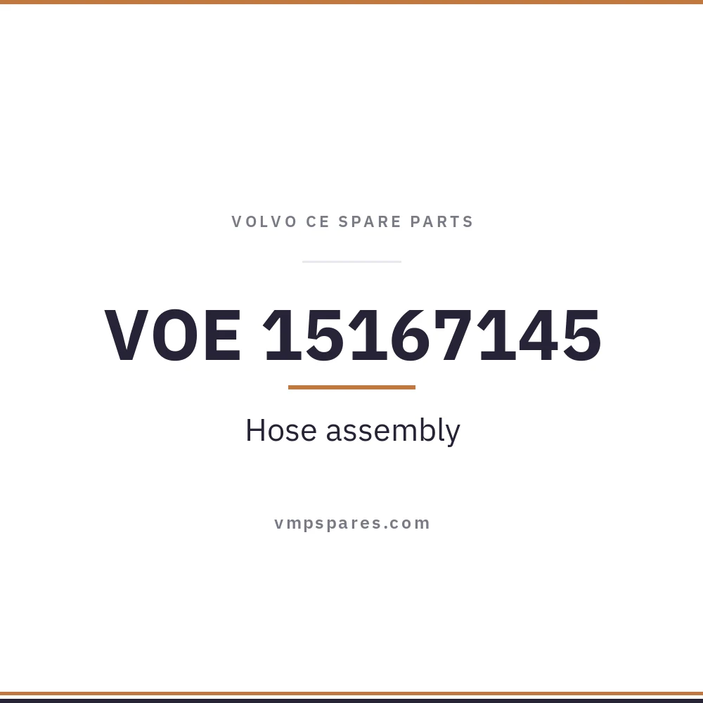 VOE 15167145 – Hose assembly