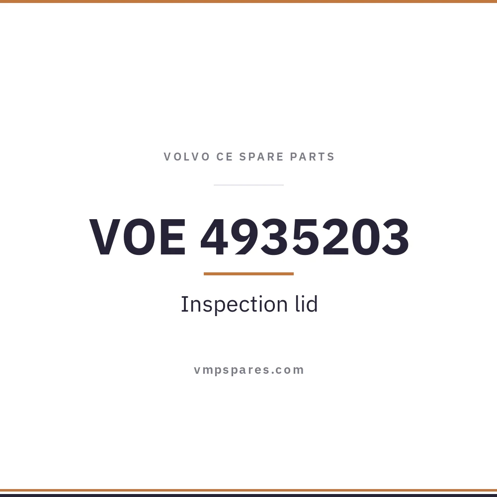 VOE 4935203 – Inspection lid