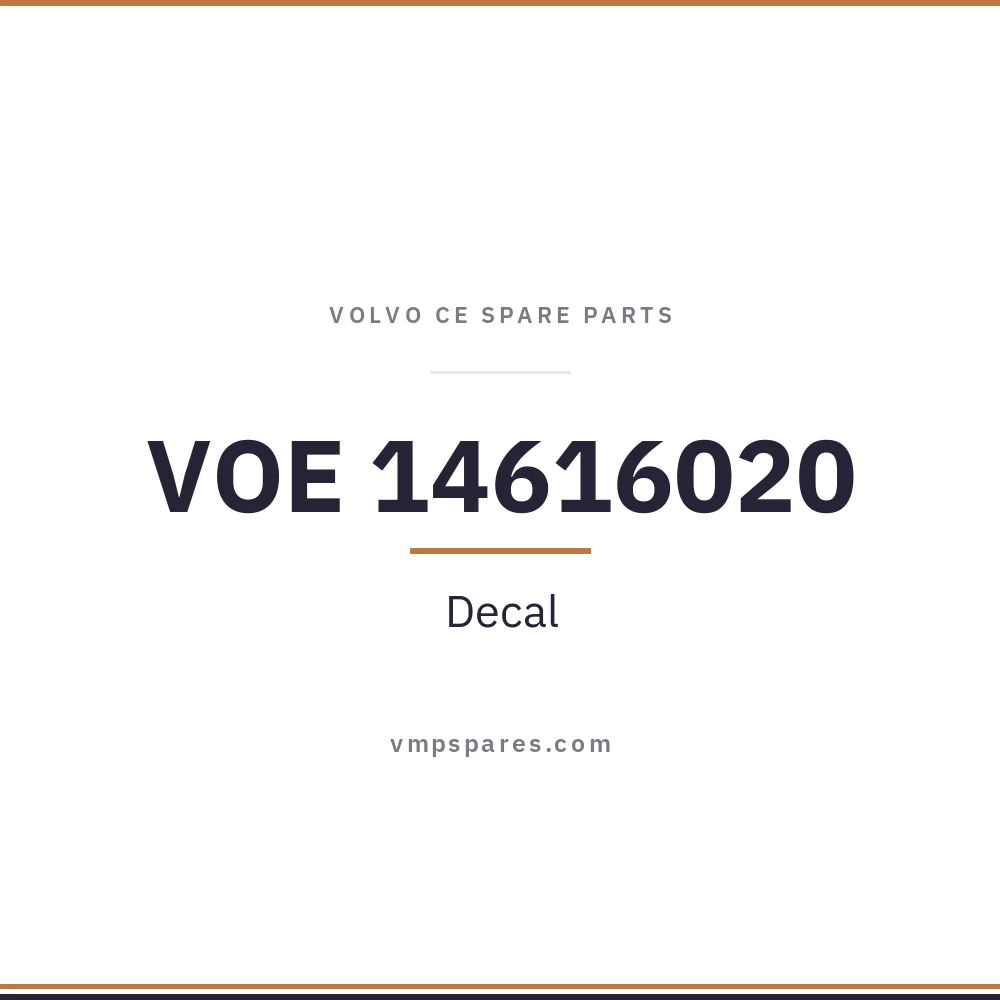 VOE 14616020 – Decal