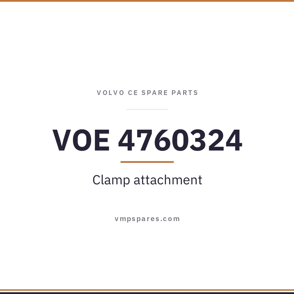 VOE 4760324 – Clamp attachment