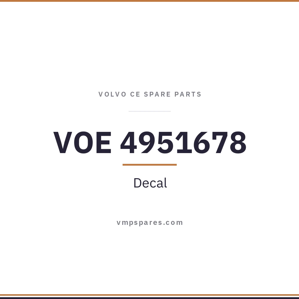 VOE 4951678 – Decal