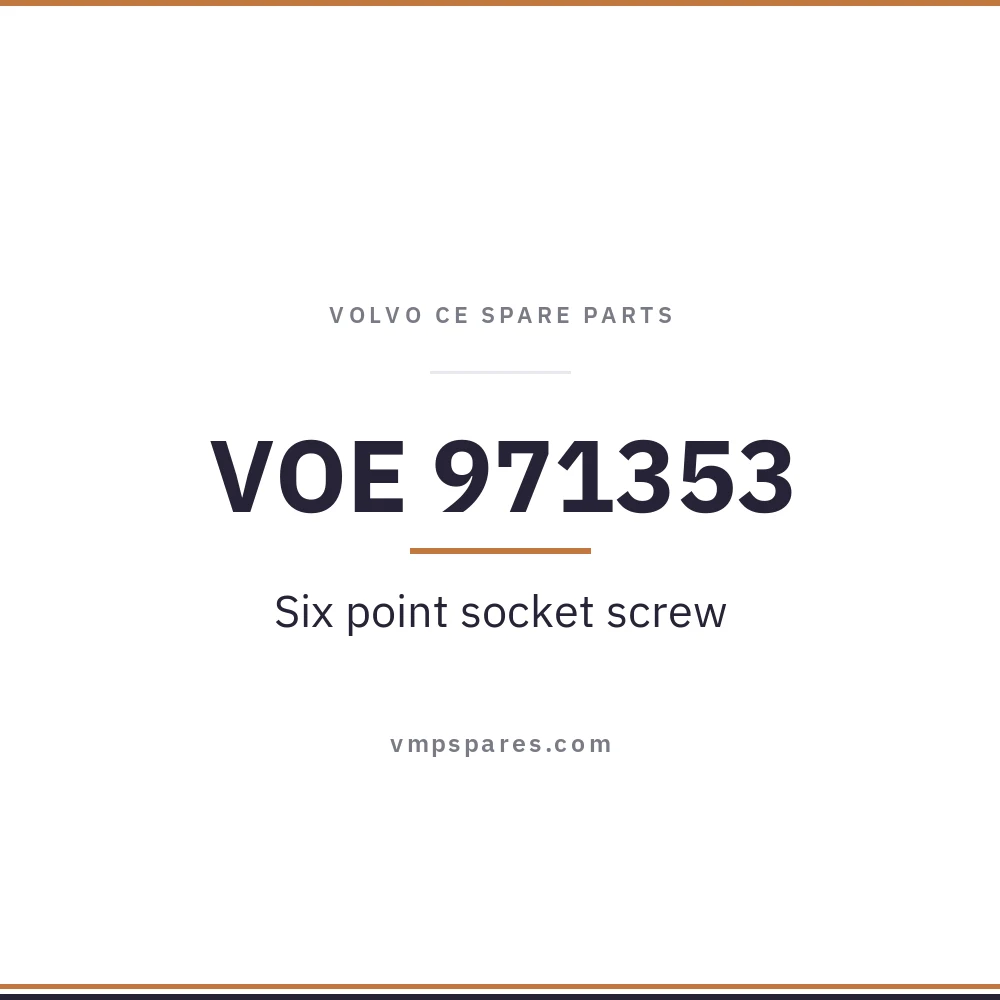 VOE 971353 – Six point socket screw