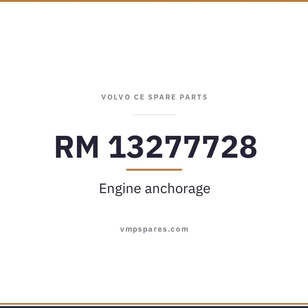 RM 13277728 – Engine anchorage