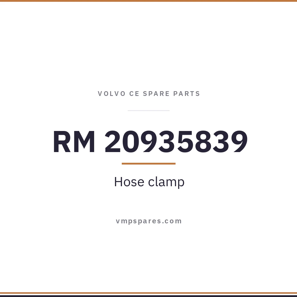 RM 20935839 – Hose clamp